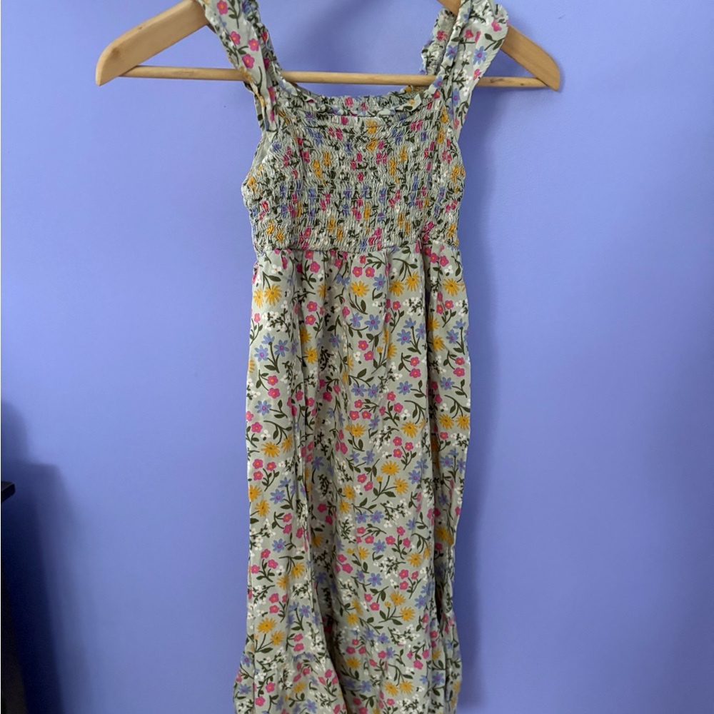 Cat & Jack Floral Kids Casual Dress - Multicolor